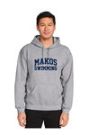 Mississippi Makos Vintage Grey Fleece Hoodie