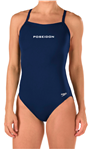 Poseidon Female Crossback Suit w/Logo