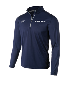 Poseidon Solid Quarter Zip w/Logo