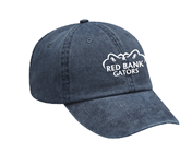 Red Bank Pigment Dyed Baseball Cap w/Logo