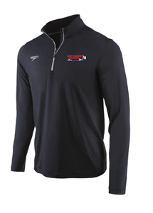 SA Aquatics Solid Jersey Quarter Zip w/Logo