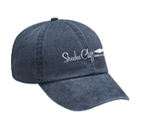 Shades Cliff Swim & Dive Navy Pigment Dyed Baseball Cap w/Logo