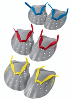 Contoured Swim Paddles