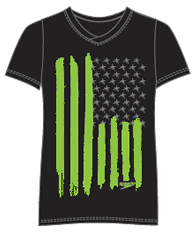 Flag Stripe tee