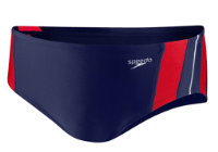 HYCAT Huntington Male Team Brief: Speedo Rapid Splice Brief Navy/Red