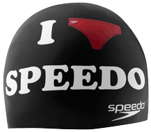 I Love Speedo Silicone Cap