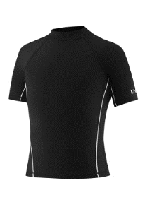 Speedo Kids Rash Guard with Front Piping