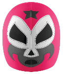 Luchadores silicone swim cap