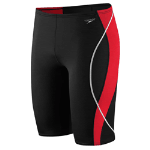 Tornado Swim Club Jammer:  Speedo OPTIK Splice - Red
