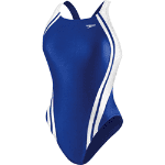 Concord Hills Female Team Suit: Speedo Quantum Splice Sapphire/White