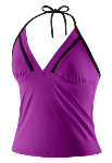 Speedo Solid Halter Tankini