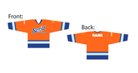 Sunkist Swim Team Custom Team Hockey Jersey