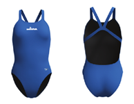 SwimRVA Female Leaderback Thick Strap Suit w/Logo