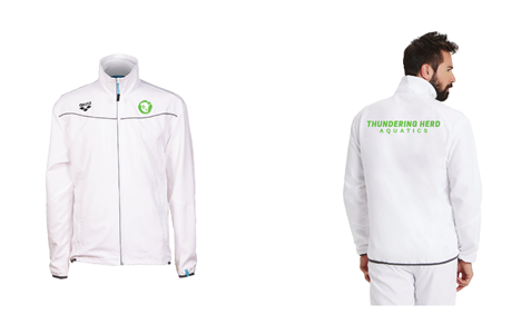 Thundering Herd Aquatics Team Warm-Up Jacket w/Logo & Twill