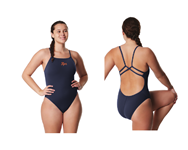 Tiger Female Strappy Crossback Suit w/Logo
