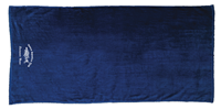 Vance Aquatics Navy Beach Towel w/Logo