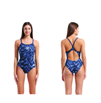 Winchester Swim Team Female Printed Lightdrop Back Suit w/Logo