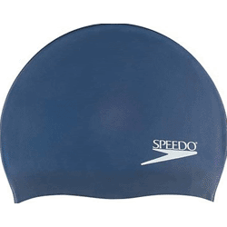 Speedo Navy Silicone Cap